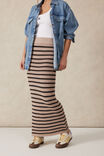 Mesh Knit Maxi Skirt, STRING/PHANTOM STRIPE - alternate image 7