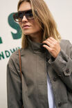 Estelle Funnel Neck Jacket, MOSS - alternate image 5