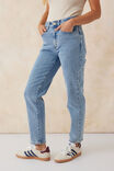 Straight Jean In Organic Cotton, VINTAGE BLUE - alternate image 4