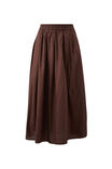 Florence Maxi Skirt, CHOCOLATE - alternate image 2