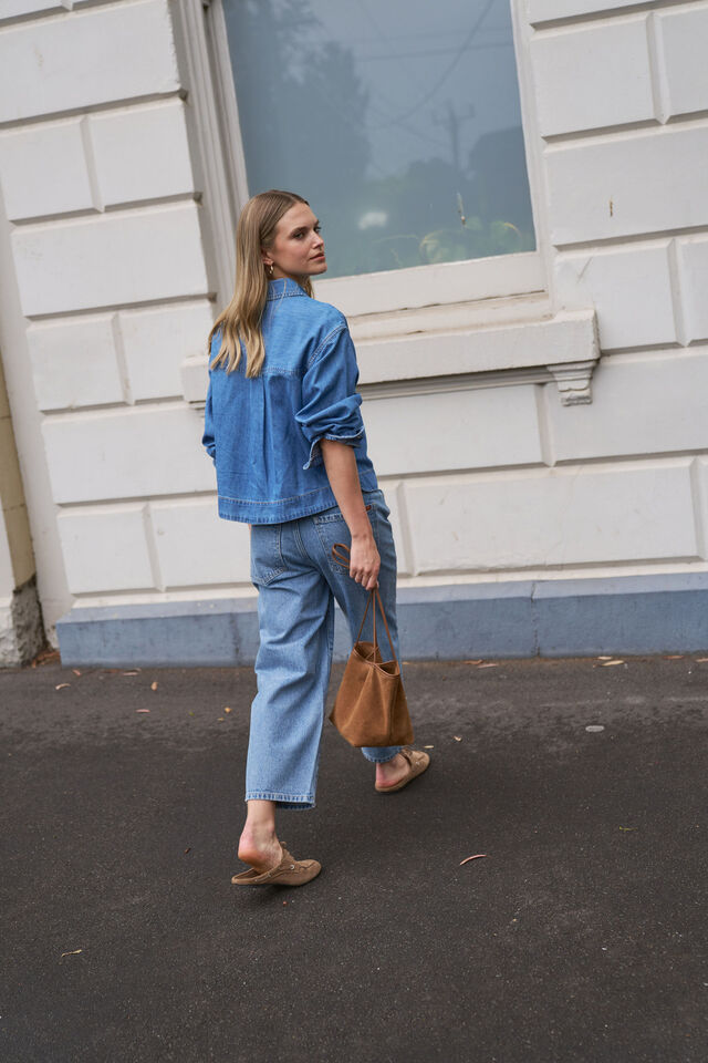 Elle Essential Shirt, VINTAGE BLUE