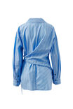 Elodie Wrap Shirt, AMALFI BLUE STRIPE - alternate image 3