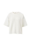 Nina Boxy Knit Tee, WHITE - alternate image 2