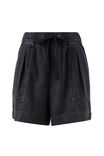 Darcy Relaxed Everyday Short, VINTAGE BLACK TWILL - alternate image 2