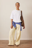 Luna Relaxed Tee, WHITE - example image 4