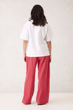 The Lounge Pant, RED WHITE CHECK - alternate image 3