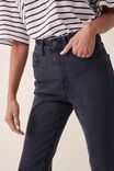 Slim Leg Jean In Organic Cotton, WASHED BLACK - alternate image 6