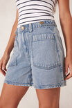 Relaxed Front Pocket Tab Short, VINTAGE BLUE - alternate image 6