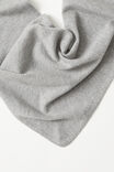 Soft Knit Triangle Scarf, GREY MARLE - alternate image 3
