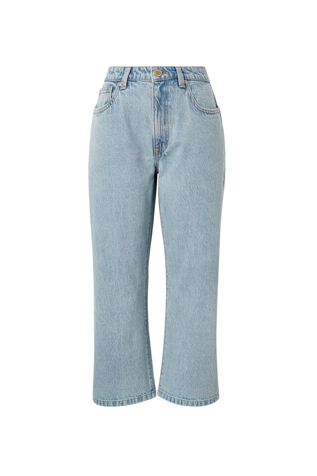 Crop Frenchie Jean, VINTAGE BLUE