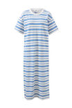 Charlotte Midi Terry Dress, WHITE AZURE BLUE STRIPE - alternate image 2