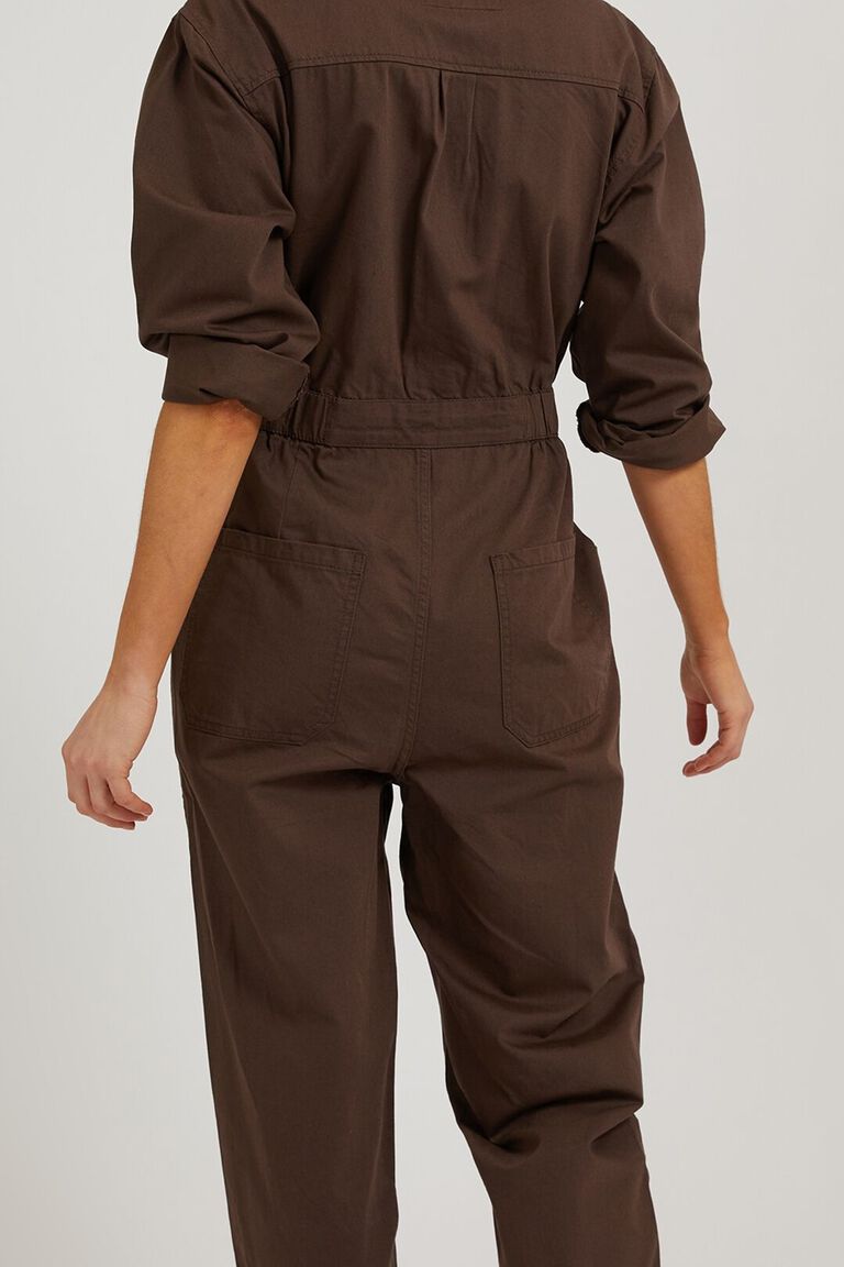 Utility Jumpsuit In Organic Cotton Viscose Twill Ceres Life