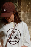 Liv Oversized Tee, SHELL/ISLAND PALMS - alternate image 2