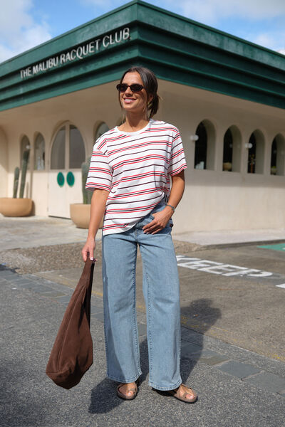 Evie Wide Leg Jean, MID VINTAGE BLUE