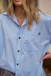 Peta Oversized Shirt, SKY BLUE - alternate image 6