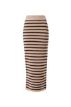 Mesh Knit Maxi Skirt, STRING/PHANTOM STRIPE - alternate image 2