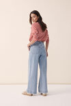 Wide Leg Pocket Jean, VINTAGE BLUE COMFORT STRETCH - alternate image 3