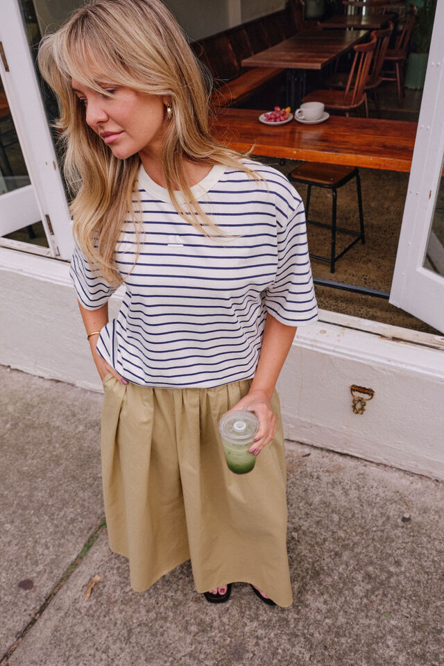 Florence Maxi Skirt, BURNT BUTTER