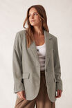 NEUTRAL TWEED WOOL BLEND