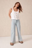 Square Neck Shell Top, WHITE - alternate image 5