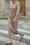 Summer Slouchy Knit Dress, STRING - alternate image 1