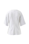 Kaia Twist Tee, WHITE - alternate image 3