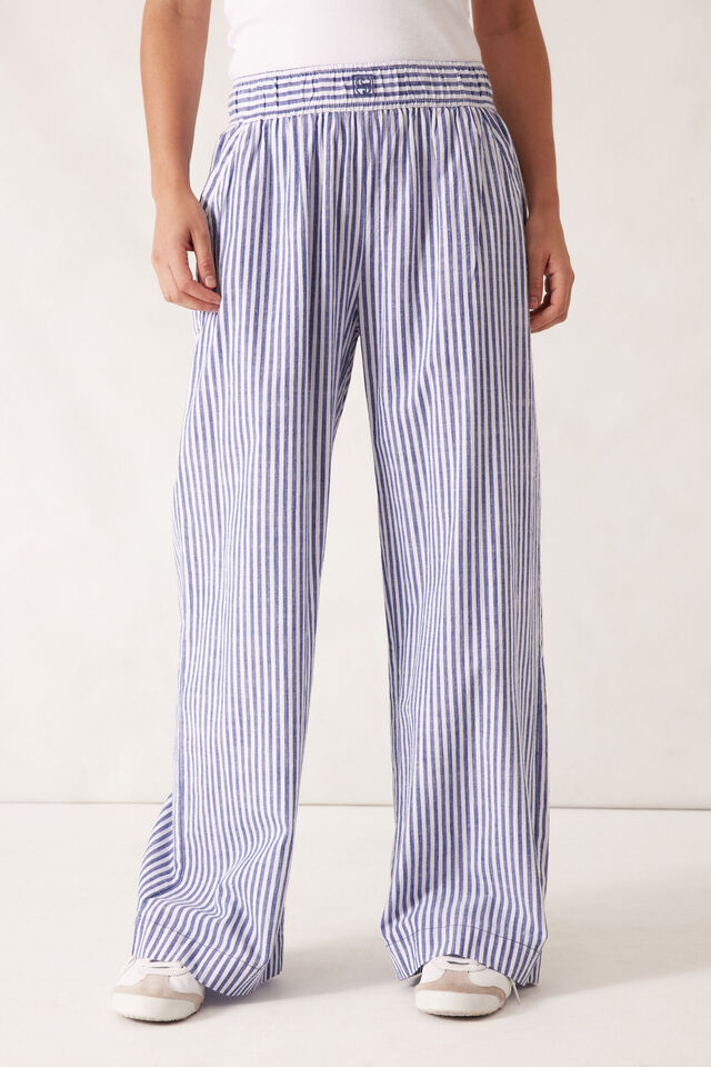 The Lounge Pant, CLASSIC BLUE WHITE STRIPE