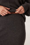 Soft Knit Maxi Skirt, CHARCOAL MARLE - alternate image 4