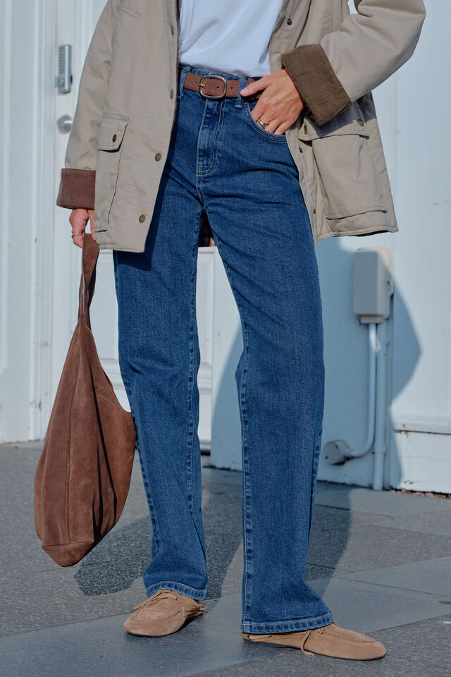 Sydney Straight Leg Jean, FRESH INDIGO