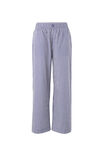 The Lounge Pant, COLLEGE BLUE WHITE NARROW STRIPE - alternate image 2