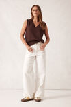 V Neck Knit Vest, WINTER CHOC - alternate image 5