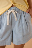 Darcy Relaxed Everyday Short, INDIGO WHITE STRIPE - alternate image 7