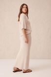 Beach Knit Maxi Skirt, STRING - alternate image 3