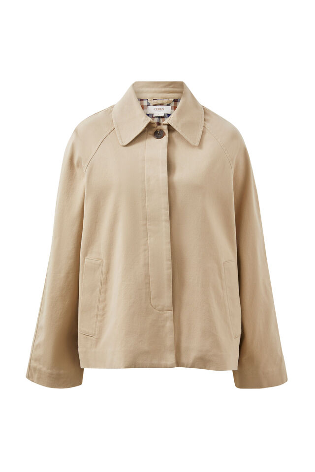 Pia Spring Coat, SAND