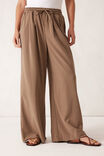 Drawstring Suiting Pant, WARM TAUPE - alternate image 5