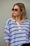 Jessa Rugby Knit, SKY BLUE STRIPE - alternate image 6