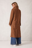 Classic Longline Coat, CHESTNUT - alternate image 3