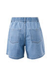 Pearl Pleat Short, VINTAGE BLUE - alternate image 3