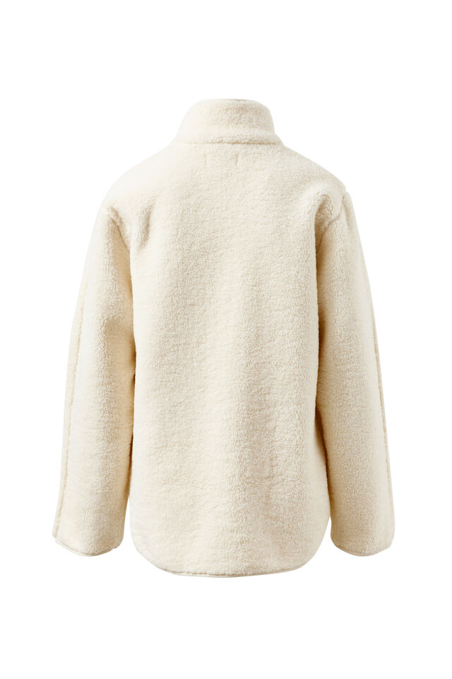 Teddy Jacket, MARSHMALLOW