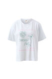 Stevie Slouchy Tee, WHITE/CERES HOTEL - alternate image 2