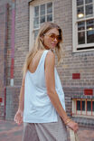 Bloom Slouchy Scoop Tank, WHITE - alternate image 4