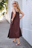 Remy Strappy Midi Dress, CHOCOLATE - example image 5