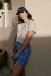 Slouchy Split Hem Tee, CLOUDE MARLE/CERES ANCHOR PRINT - alternate image 1