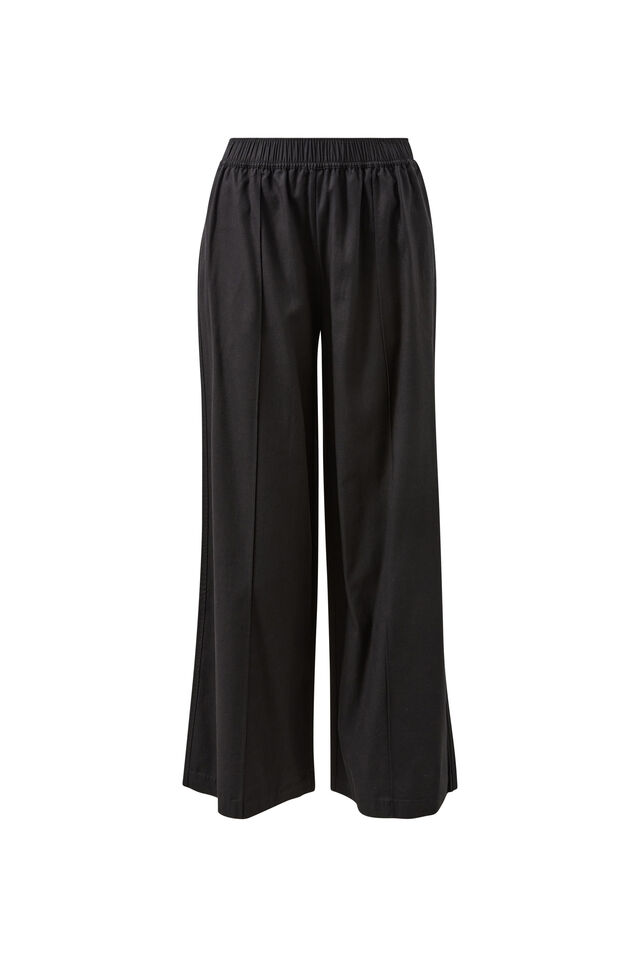 Izzie Pinstitch Pant, BLACK