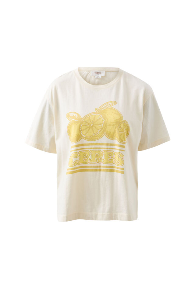 Stevie Slouchy Tee, SUMMER STONE/CERES CITRUS