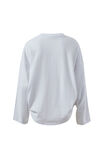 Jordi Slouchy Top, WHITE - example image 3