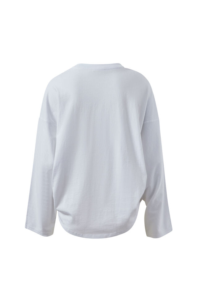 Jordi Slouchy Top, WHITE