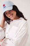CHALK BLUE HORIZON EMBROIDERY