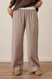 The Lounge Pant, TOFFEE CHECK - example image 6