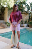Phoebe Premium Tee, POMEGRANATE - alternate image 5